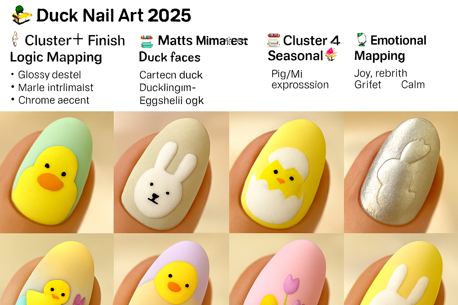 Duck Nail Art 2025: Mapped Styling, Semantic Finish &amp; Seasonal Joy