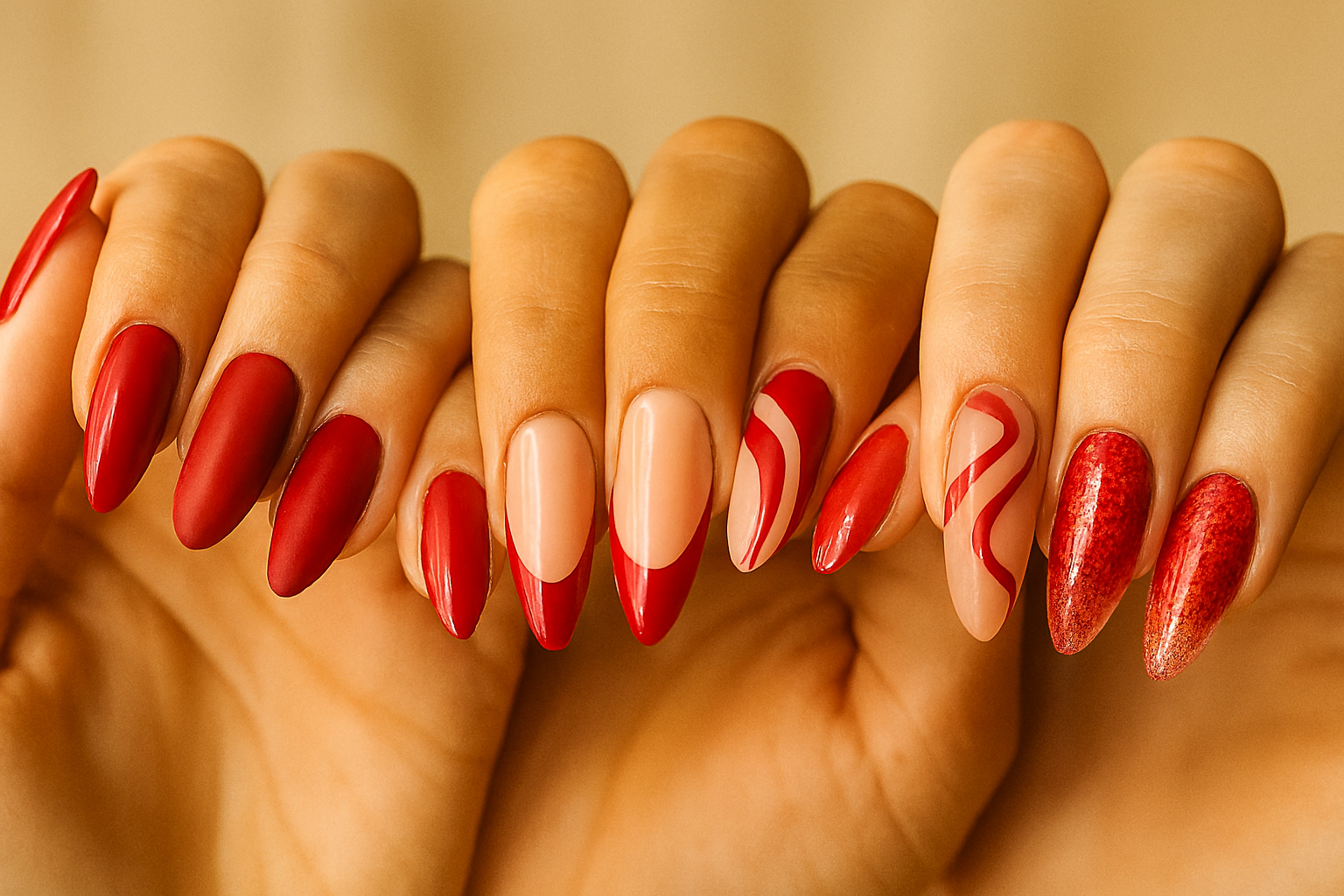 Red Nail Art Designs (2025): Mapped Elegance, Emotional Tone &amp; Platform Discoverability