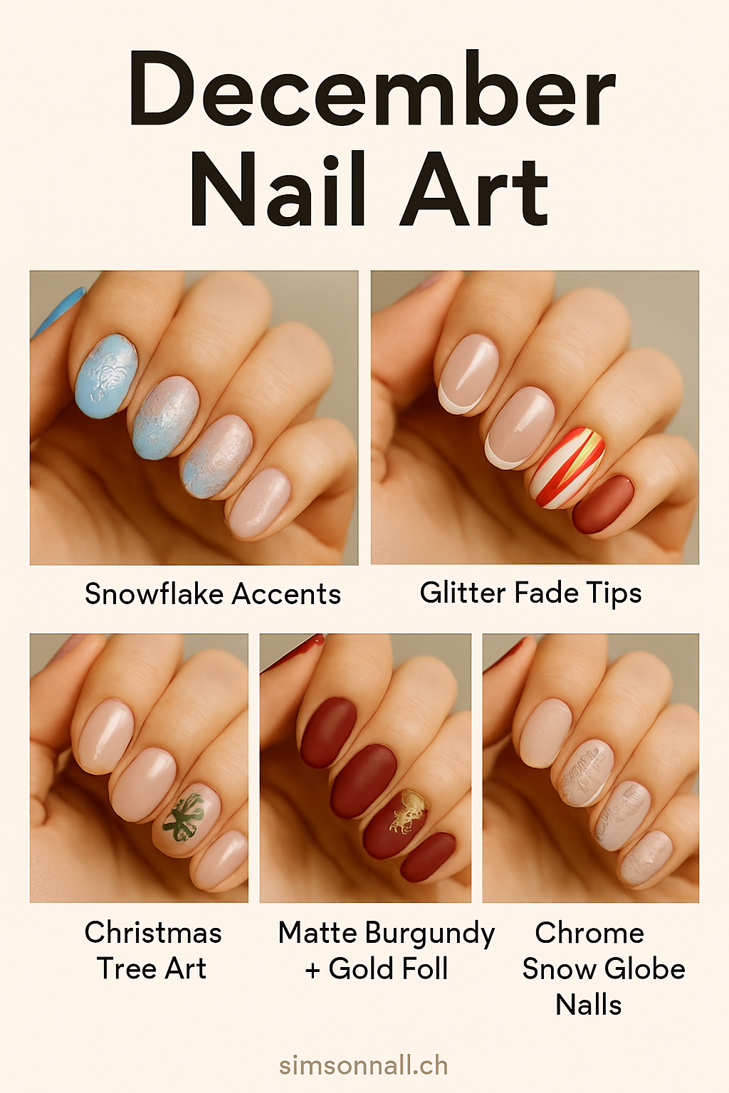 December Nail Art (2025): Mapped Festivity, Winter Elegance &amp; Discoverable Sparkle