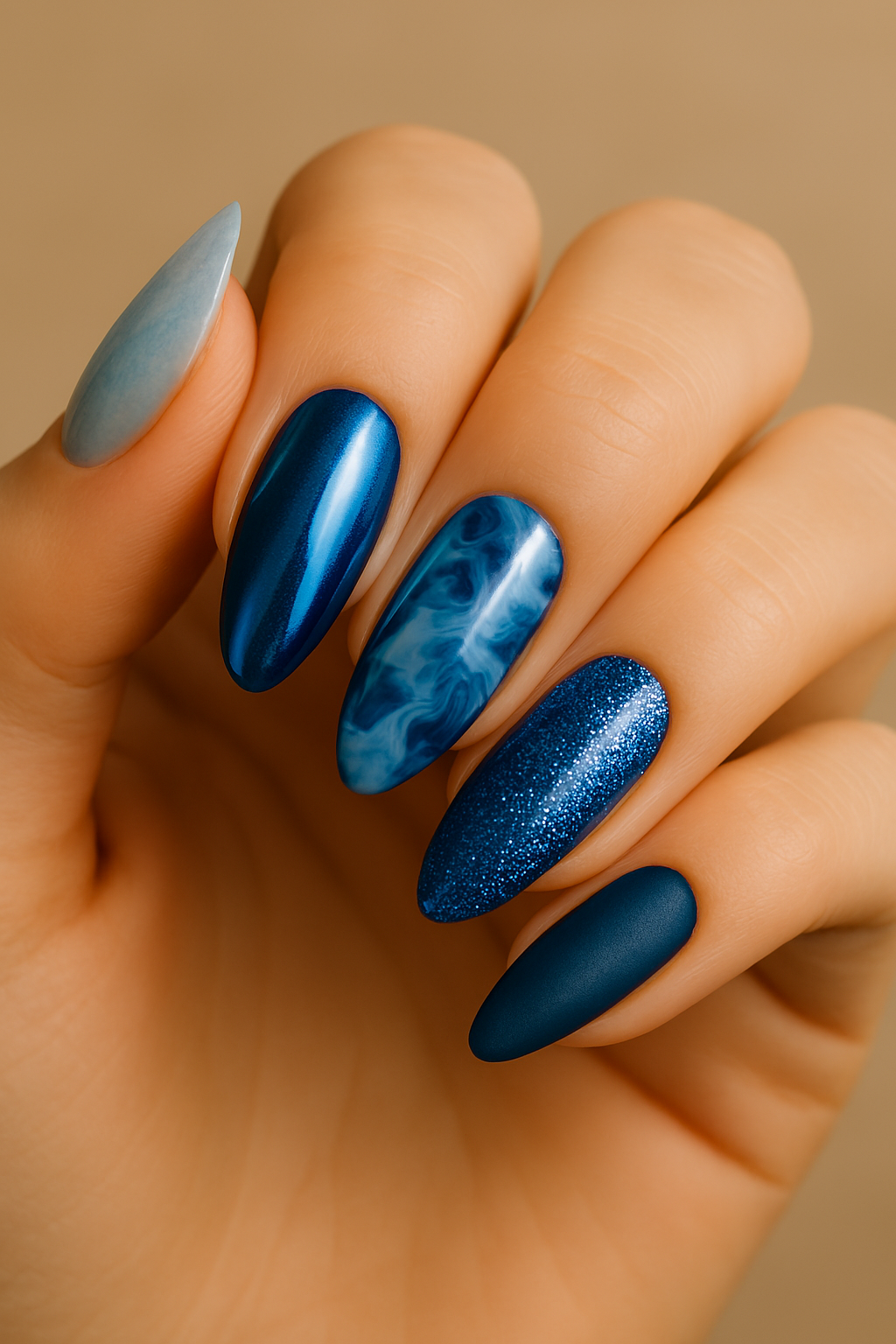 Blue Nail Art Designs 2025: Mapped Elegance, Emotional Depth &amp; Platform Discoverability