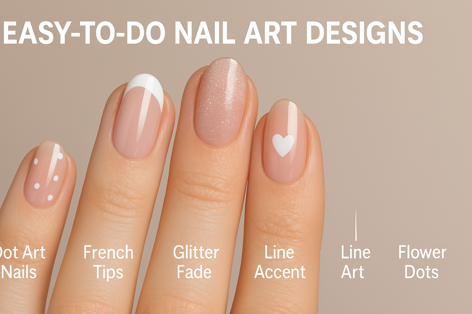 Easy-to-Do Nail Art Designs (2025): Simple Techniques, Modern Aesthetics &amp; High-Impact Results